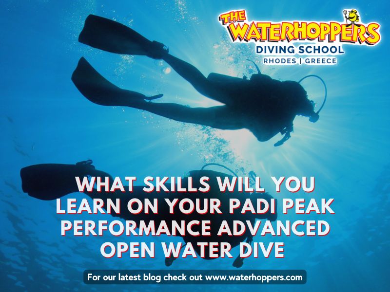 What Will You Learn On Your PADI Peak Performance Advanced Open Water Dive.